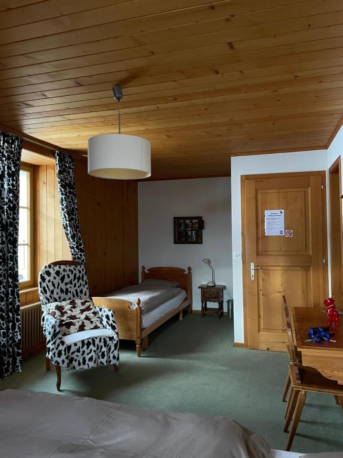 Auberge De L'Ange Albeuve Exteriör bild