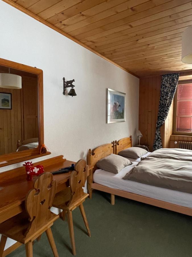 Auberge De L'Ange Albeuve Exteriör bild