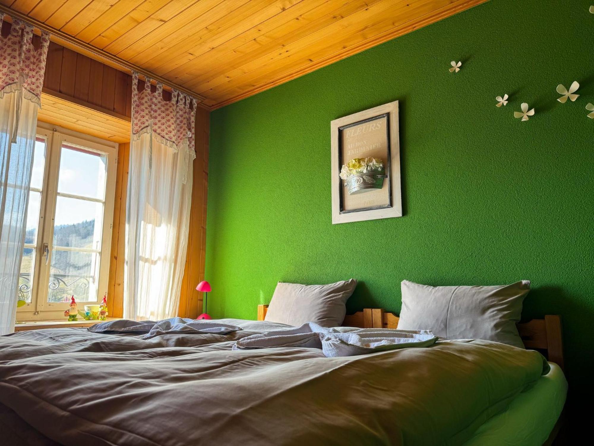 Auberge De L'Ange Albeuve Exteriör bild